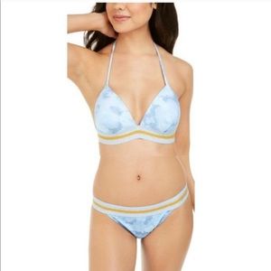Hula Honey SURF BLUE TIE-DYE Two Piece Bikini